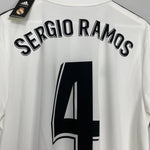 Shop 2018/19 REAL MADRID SERGIO RAMOS #4 *BNWT* HOME SHIRT (XL) ADIDAS, classic football shirts, vintage football shirts & retro soccer jerseys at Cult Kits