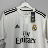 Shop 2018/19 REAL MADRID SERGIO RAMOS #4 *BNWT* HOME SHIRT (XL) ADIDAS, classic football shirts, vintage football shirts & retro soccer jerseys at Cult Kits