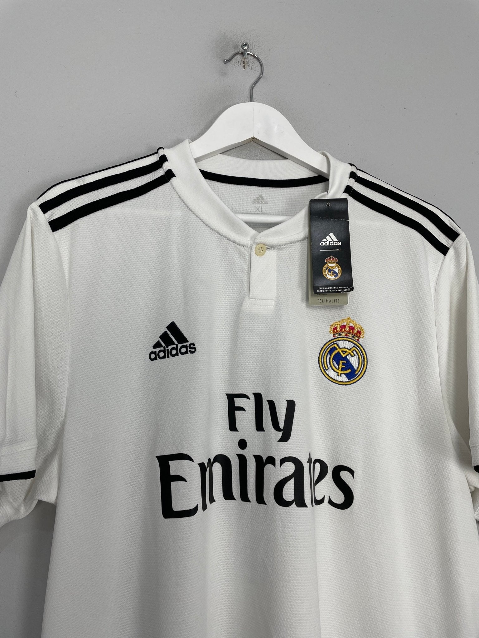 Shop 2018/19 REAL MADRID SERGIO RAMOS #4 *BNWT* HOME SHIRT (XL) ADIDAS, classic football shirts, vintage football shirts & retro soccer jerseys at Cult Kits