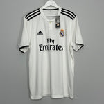 Shop 2018/19 REAL MADRID SERGIO RAMOS #4 *BNWT* HOME SHIRT (XL) ADIDAS, classic football shirts, vintage football shirts & retro soccer jerseys at Cult Kits