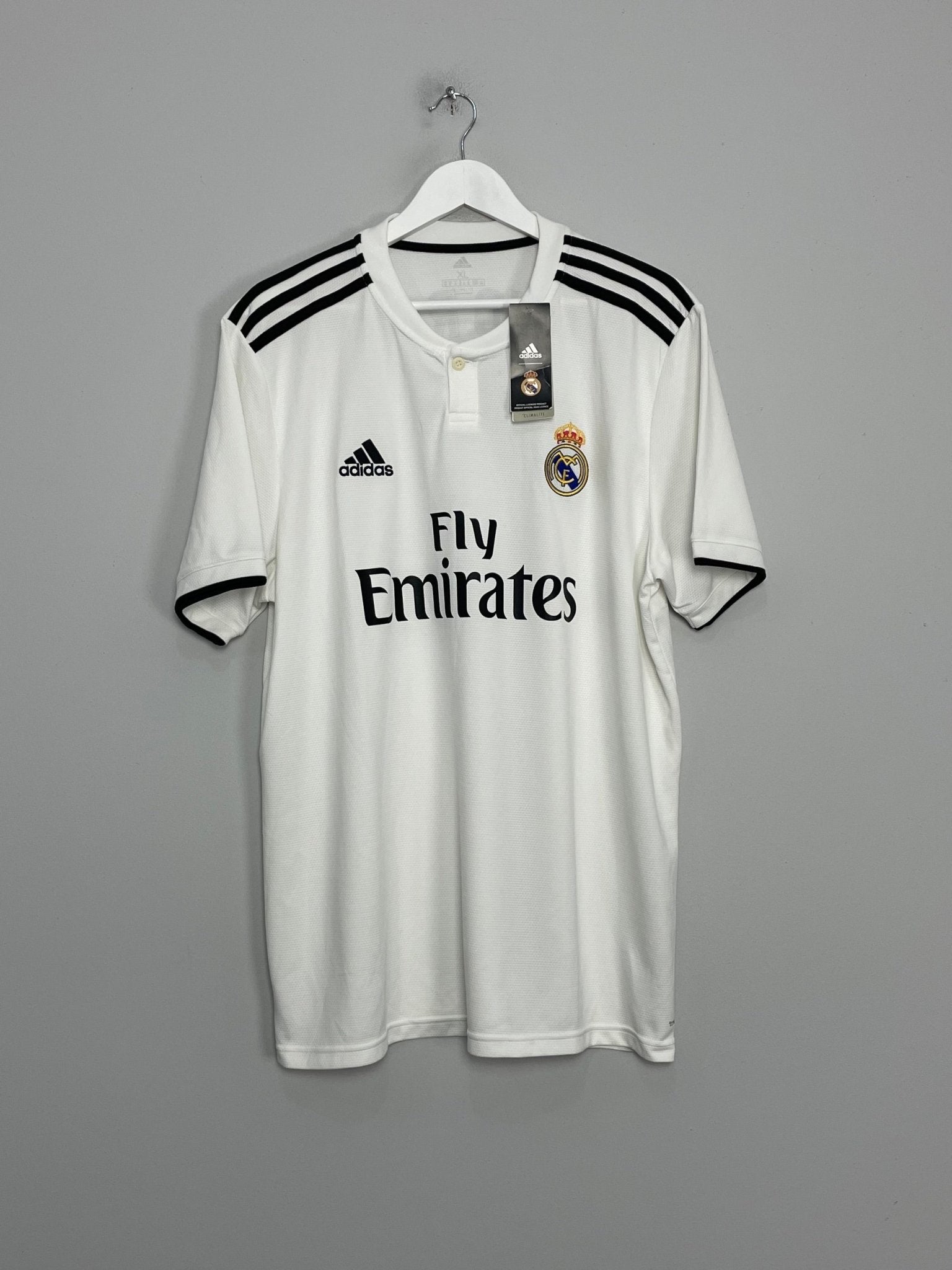 Shop 2018/19 REAL MADRID SERGIO RAMOS #4 *BNWT* HOME SHIRT (XL) ADIDAS, classic football shirts, vintage football shirts & retro soccer jerseys at Cult Kits