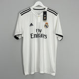 Shop 2018/19 REAL MADRID SERGIO RAMOS #4 *BNWT* HOME SHIRT (XL) ADIDAS, classic football shirts, vintage football shirts & retro soccer jerseys at Cult Kits