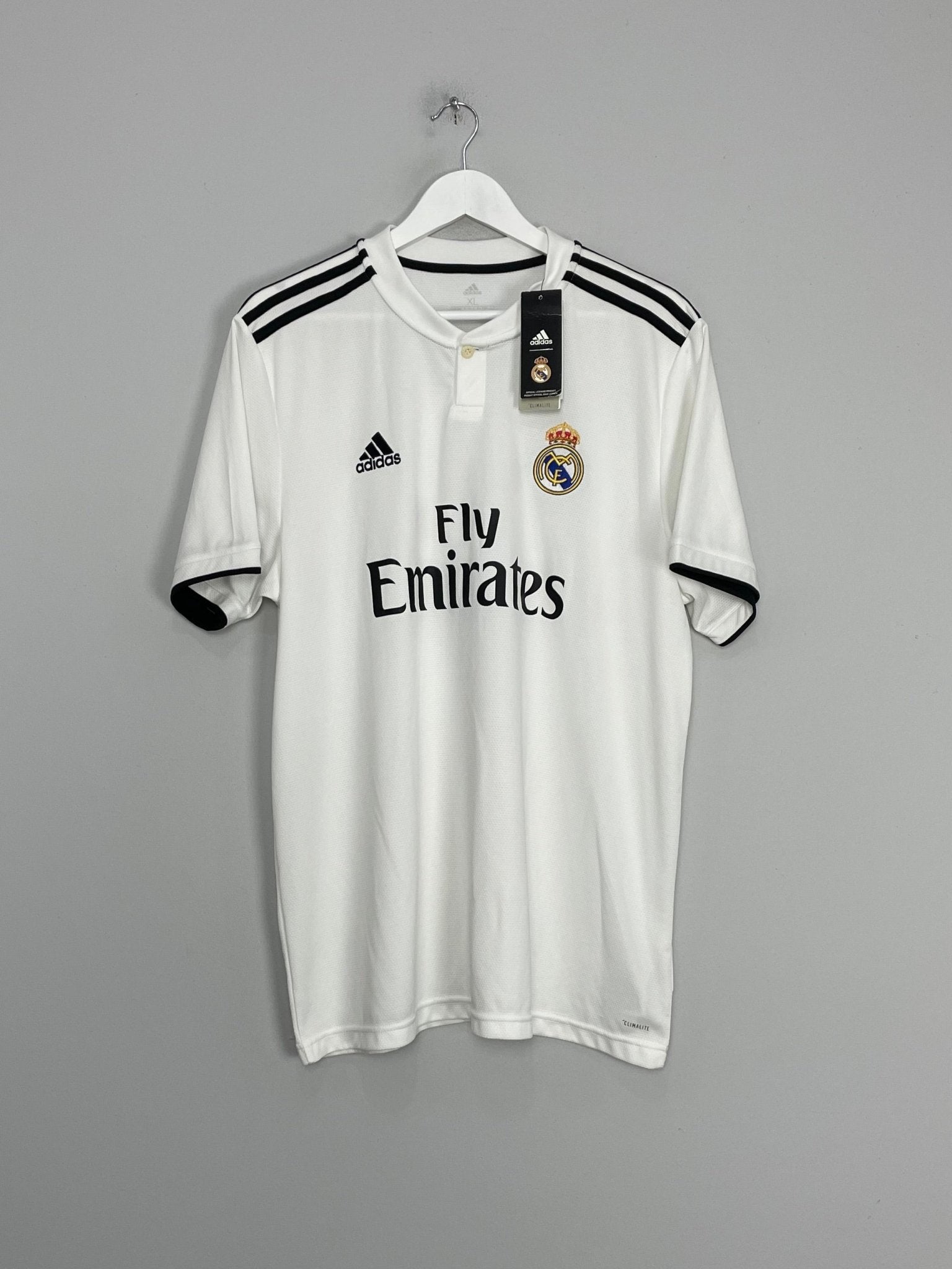 Shop 2018/19 REAL MADRID SERGIO RAMOS #4 *BNWT* HOME SHIRT (XL) ADIDAS, classic football shirts, vintage football shirts & retro soccer jerseys at Cult Kits