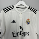 Shop 2018/19 REAL MADRID SERGIO RAMOS HOME SHIRT (M) ADIDAS, classic football shirts, vintage football shirts & retro soccer jerseys at Cult Kits