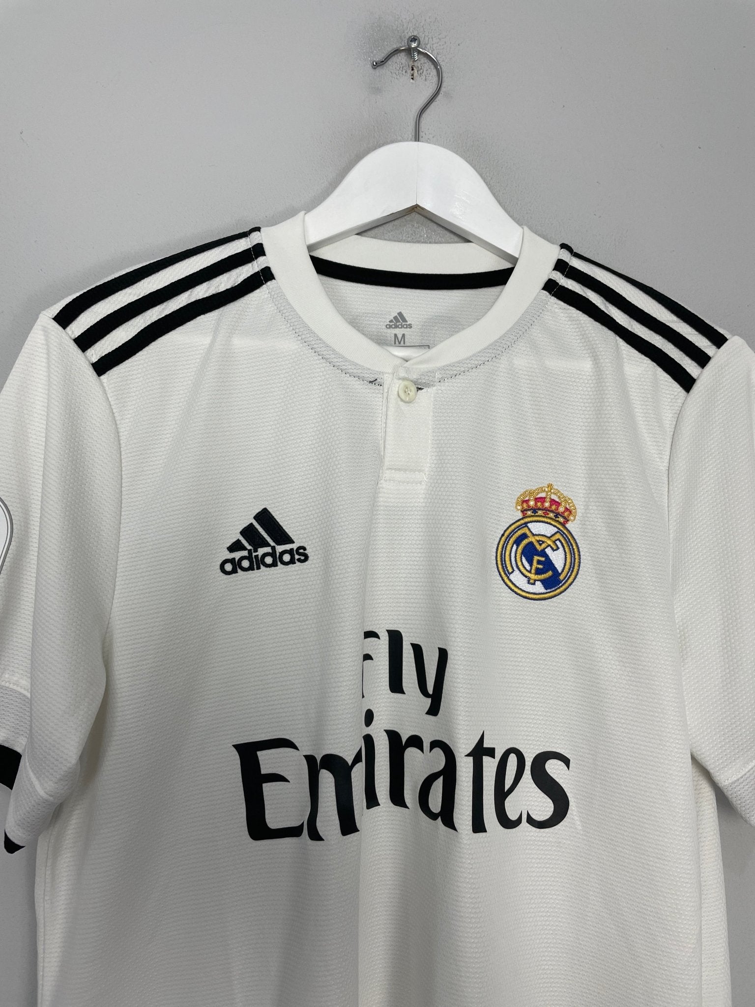 Shop 2018/19 REAL MADRID SERGIO RAMOS HOME SHIRT (M) ADIDAS, classic football shirts, vintage football shirts & retro soccer jerseys at Cult Kits