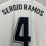Shop 2018/19 REAL MADRID SERGIO RAMOS HOME SHIRT (M) ADIDAS, classic football shirts, vintage football shirts & retro soccer jerseys at Cult Kits