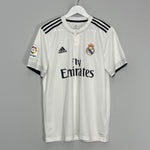 Shop 2018/19 REAL MADRID SERGIO RAMOS HOME SHIRT (M) ADIDAS, classic football shirts, vintage football shirts & retro soccer jerseys at Cult Kits