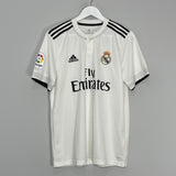 Shop 2018/19 REAL MADRID SERGIO RAMOS HOME SHIRT (M) ADIDAS, classic football shirts, vintage football shirts & retro soccer jerseys at Cult Kits