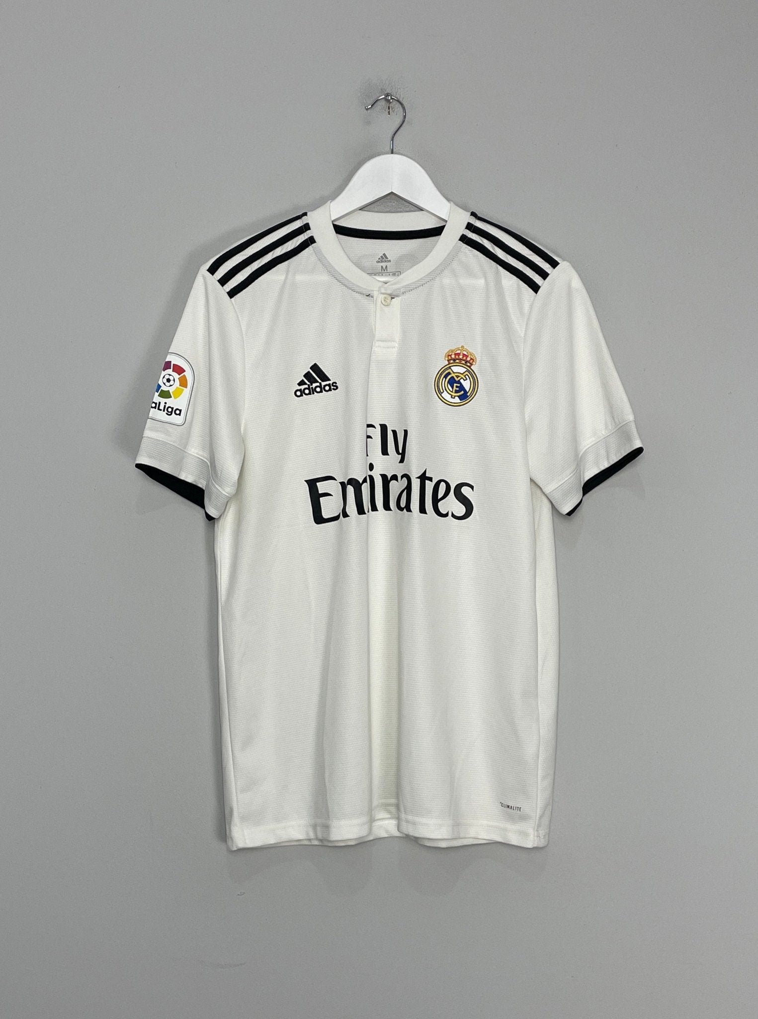 Shop 2018/19 REAL MADRID SERGIO RAMOS HOME SHIRT (M) ADIDAS, classic football shirts, vintage football shirts & retro soccer jerseys at Cult Kits