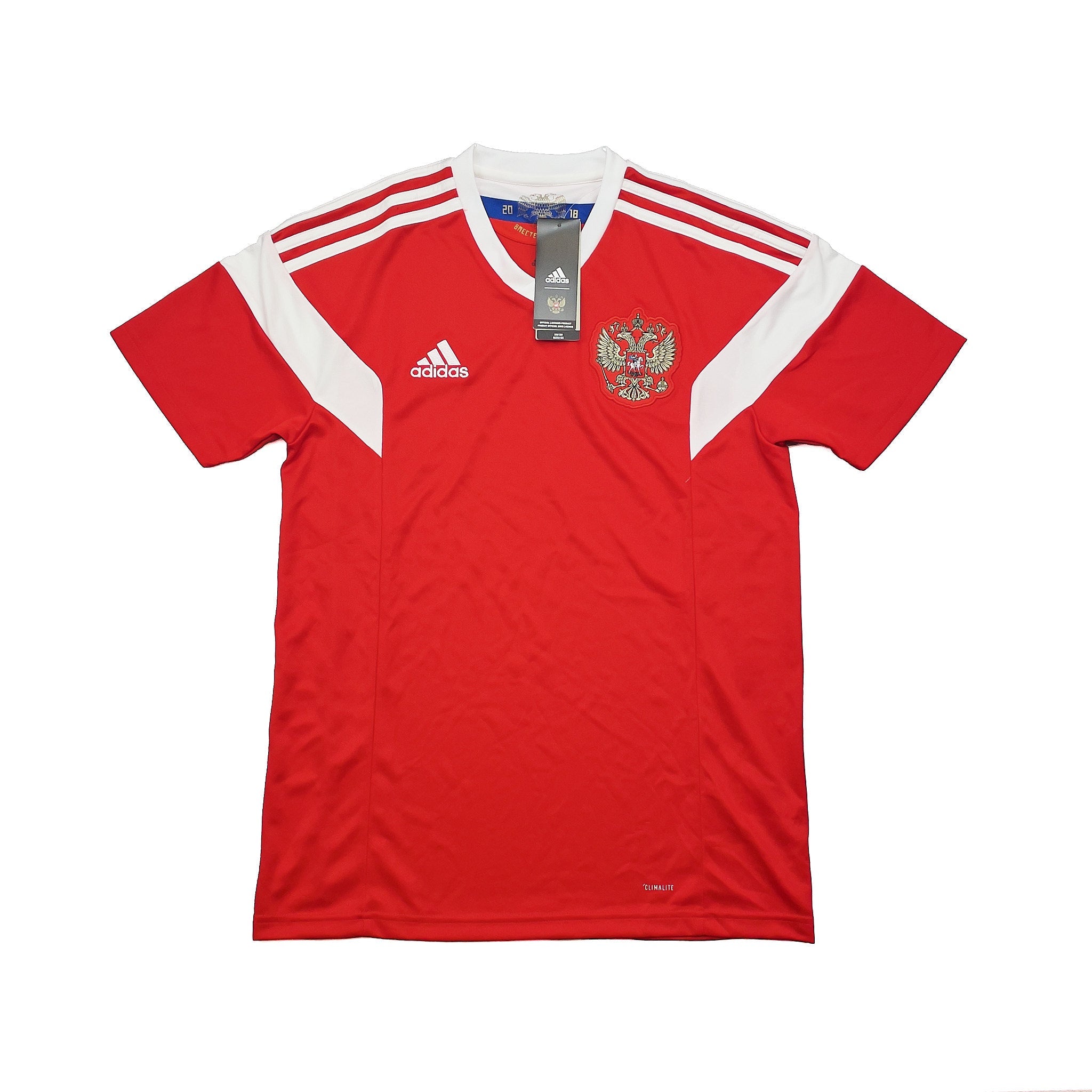 Buy 2018/19 Russia *BNWT* Home Shirt (S) Adidas ~ Free worldwide shipping ~ Authentic Vintage Football Shirts from Cult Kits