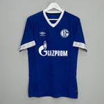 Shop 2018/19 SCHALKE HOME SHIRT (M) UMBRO, classic football shirts, vintage football shirts & retro soccer jerseys at Cult Kits