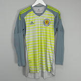 Shop 2018/19 SCOTLAND GK SHIRT (M) ADIDAS, classic football shirts, vintage football shirts & retro soccer jerseys at Cult Kits