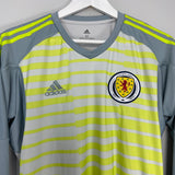 Shop 2018/19 SCOTLAND GK SHIRT (M) ADIDAS, classic football shirts, vintage football shirts & retro soccer jerseys at Cult Kits