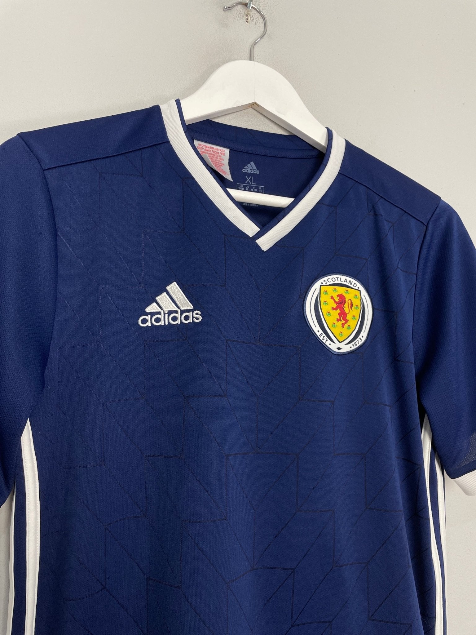 Shop 2018/19 SCOTLAND HOME SHIRT (XL.KIDS) ADIDAS, classic football shirts, vintage football shirts & retro soccer jerseys at Cult Kits