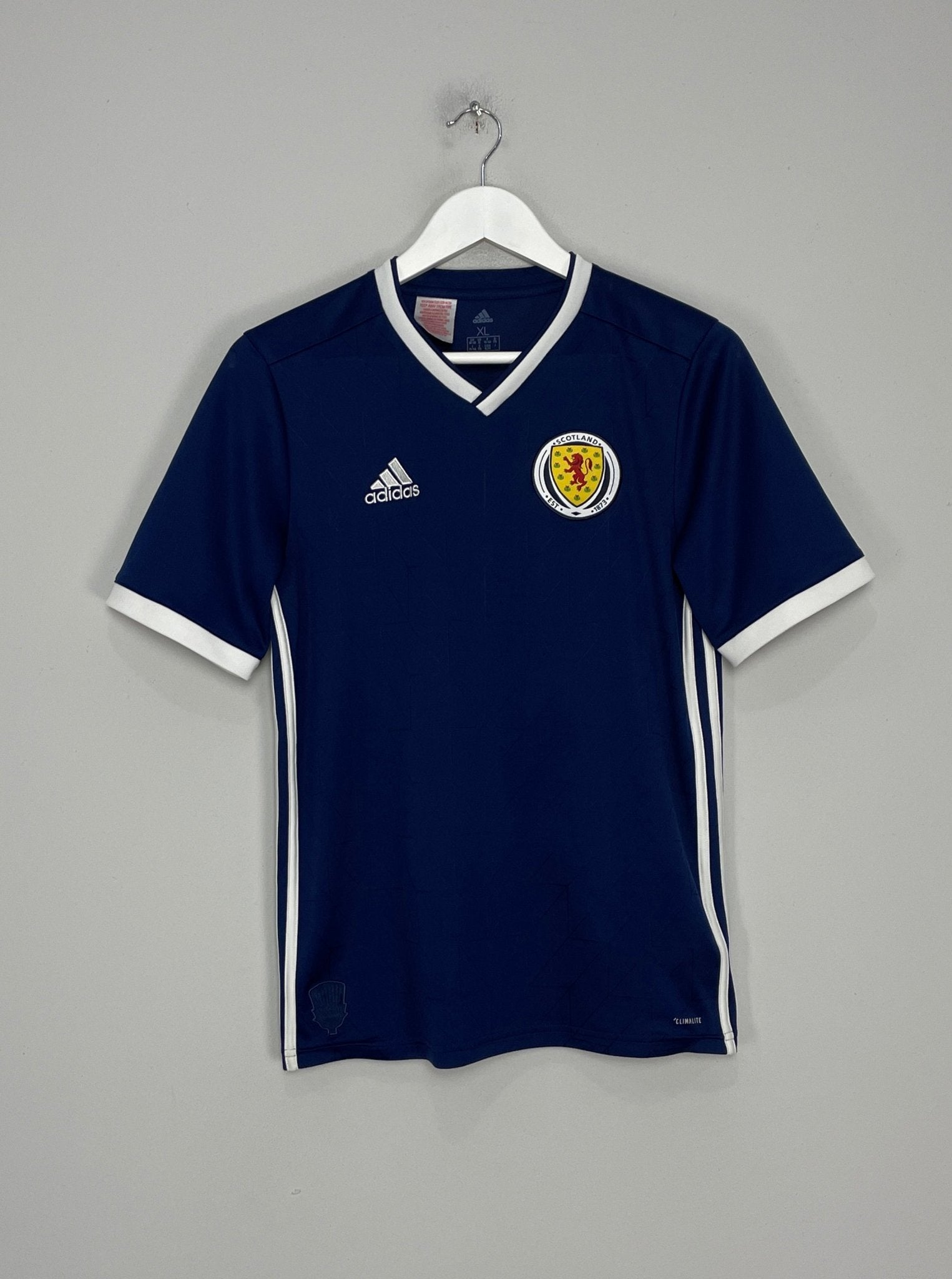 Shop 2018/19 SCOTLAND HOME SHIRT (XL.KIDS) ADIDAS, classic football shirts, vintage football shirts & retro soccer jerseys at Cult Kits
