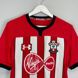 Shop 2018/19 SOUTHAMPTON HOME SHIRT (M) UNDER ARMOUR, classic football shirts, vintage football shirts & retro soccer jerseys at Cult Kits