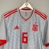 Shop 2018/19 SPAIN A.INIESTA #6 AWAY SHIRT (XL) ADIDAS, classic football shirts, vintage football shirts & retro soccer jerseys at Cult Kits
