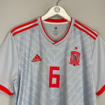 Shop 2018/19 SPAIN A.INIESTA #6 AWAY SHIRT (XL) ADIDAS, classic football shirts, vintage football shirts & retro soccer jerseys at Cult Kits