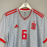 Shop 2018/19 SPAIN A.INIESTA #6 AWAY SHIRT (XL) ADIDAS, classic football shirts, vintage football shirts & retro soccer jerseys at Cult Kits