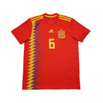 Buy 2018/19 SPAIN A.INIESTA 6 HOME SHIRT (L) ADIDAS ~ Free worldwide shipping available ~ Authentic Vintage Football Shirts from Cult Kits