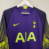 Shop 2018/19 TOTTENHAM GK SHIRT (M) NIKE, classic football shirts, vintage football shirts & retro soccer jerseys at Cult Kits