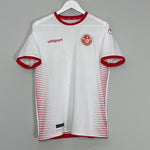 Shop 2018/19 TUNISIA HOME SHIRT (L) UHLSPORT, classic football shirts, vintage football shirts & retro soccer jerseys at Cult Kits