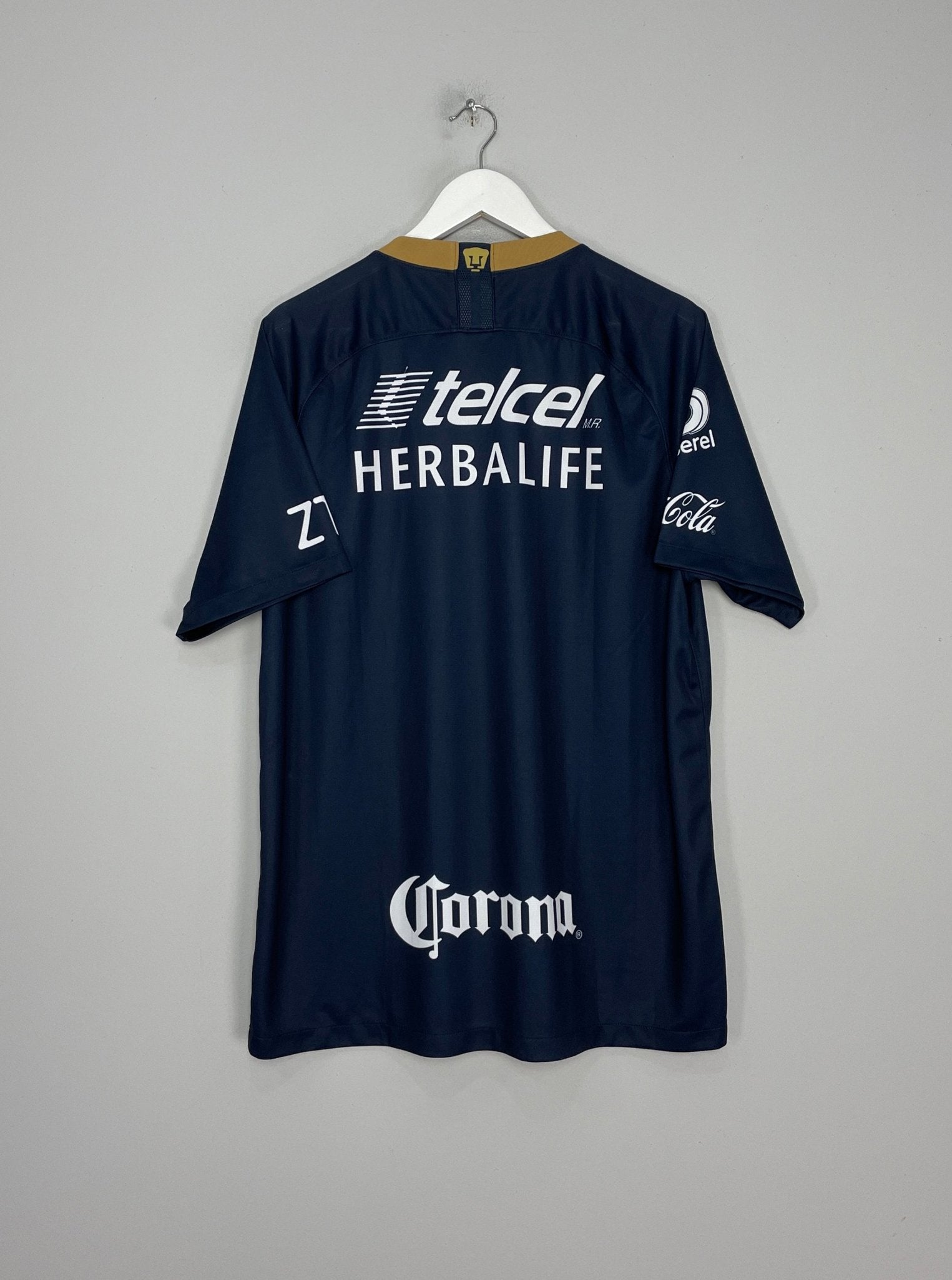 Shop 2018/19 UNAM PUMAS HOME SHIRT (XL) NIKE, classic football shirts, vintage football shirts & retro soccer jerseys at Cult Kits