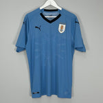 Shop 2018/19 URUGUAY HOME SHIRT (L) PUMA, classic football shirts, vintage football shirts & retro soccer jerseys at Cult Kits