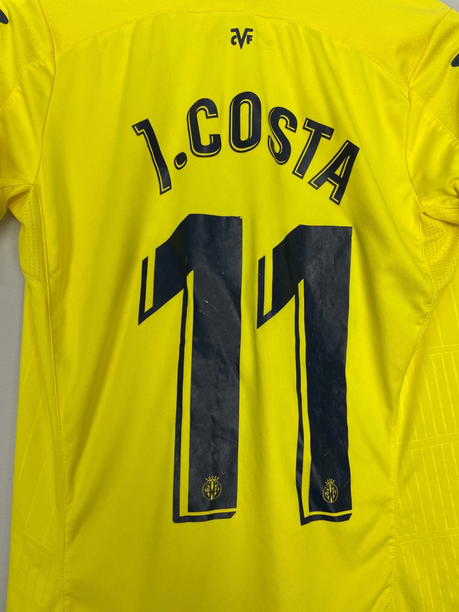 Shop 2018/19 VILLAREAL J.COSTA #11 HOME SHIRT (S) JOMA, classic football shirts, vintage football shirts & retro soccer jerseys at Cult Kits