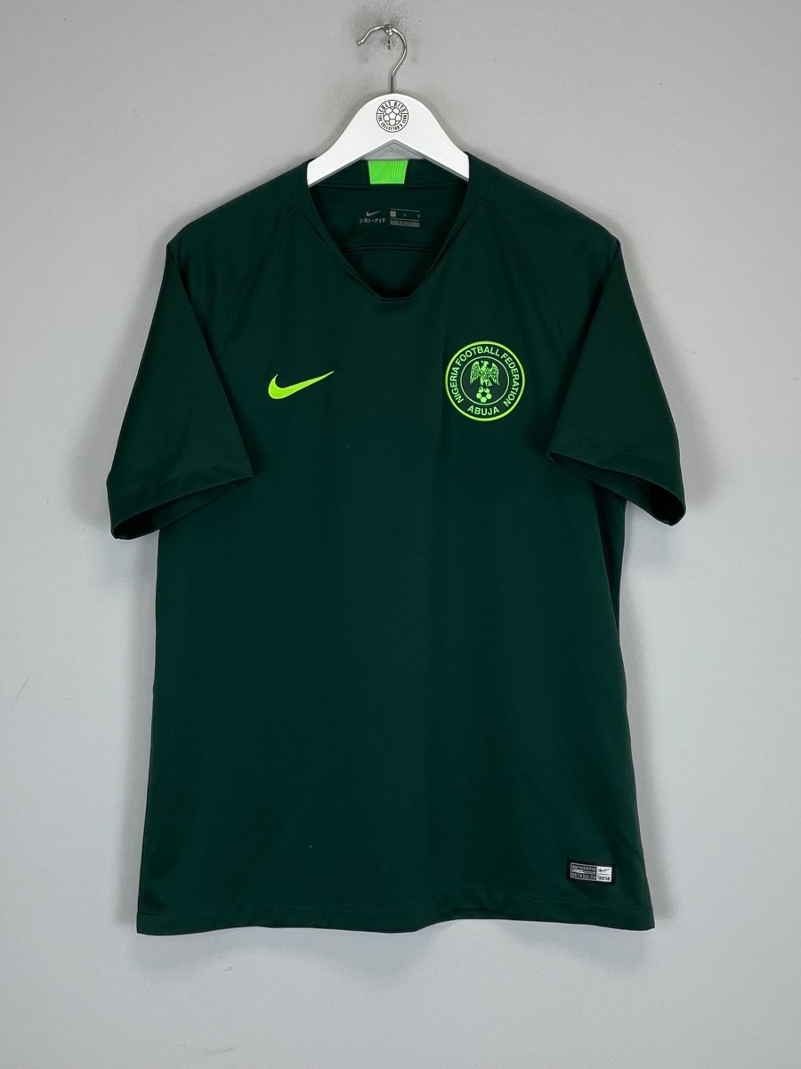 2018/20 NIGERIA AWAY SHIRT (L) NIKE - Cult Kits - Large - Buy Vintage Football Shirts, Authentic Retro Football Shirts For Sale, Classic Football Shirts & Soccer Jersey
