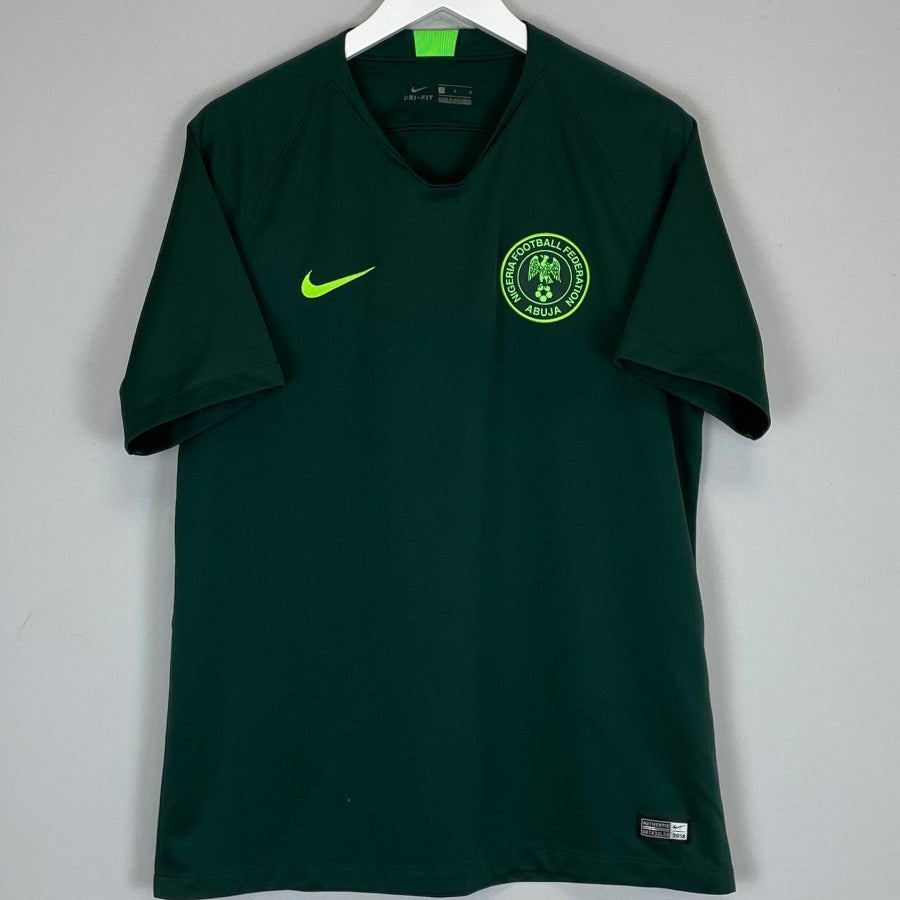 2018/20 NIGERIA AWAY SHIRT (L) NIKE - Cult Kits - Large - Buy Vintage Football Shirts, Authentic Retro Football Shirts For Sale, Classic Football Shirts & Soccer Jersey