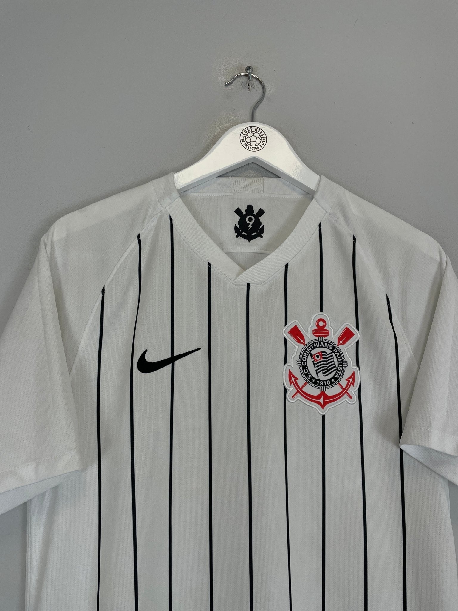 Shop 2019 CORINTHIANS HOME SHIRT (M) NIKE, classic football shirts, vintage football shirts & retro soccer jerseys at Cult Kits