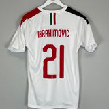 2019/20 AC MILAN IBRAHIMOVIC 21 AWAY SHIRT (M) PUMA - Cult Kits - Medium - Buy Vintage Football Shirts, Authentic Retro Football Shirts For Sale, Classic Football Shirts & Soccer Jersey