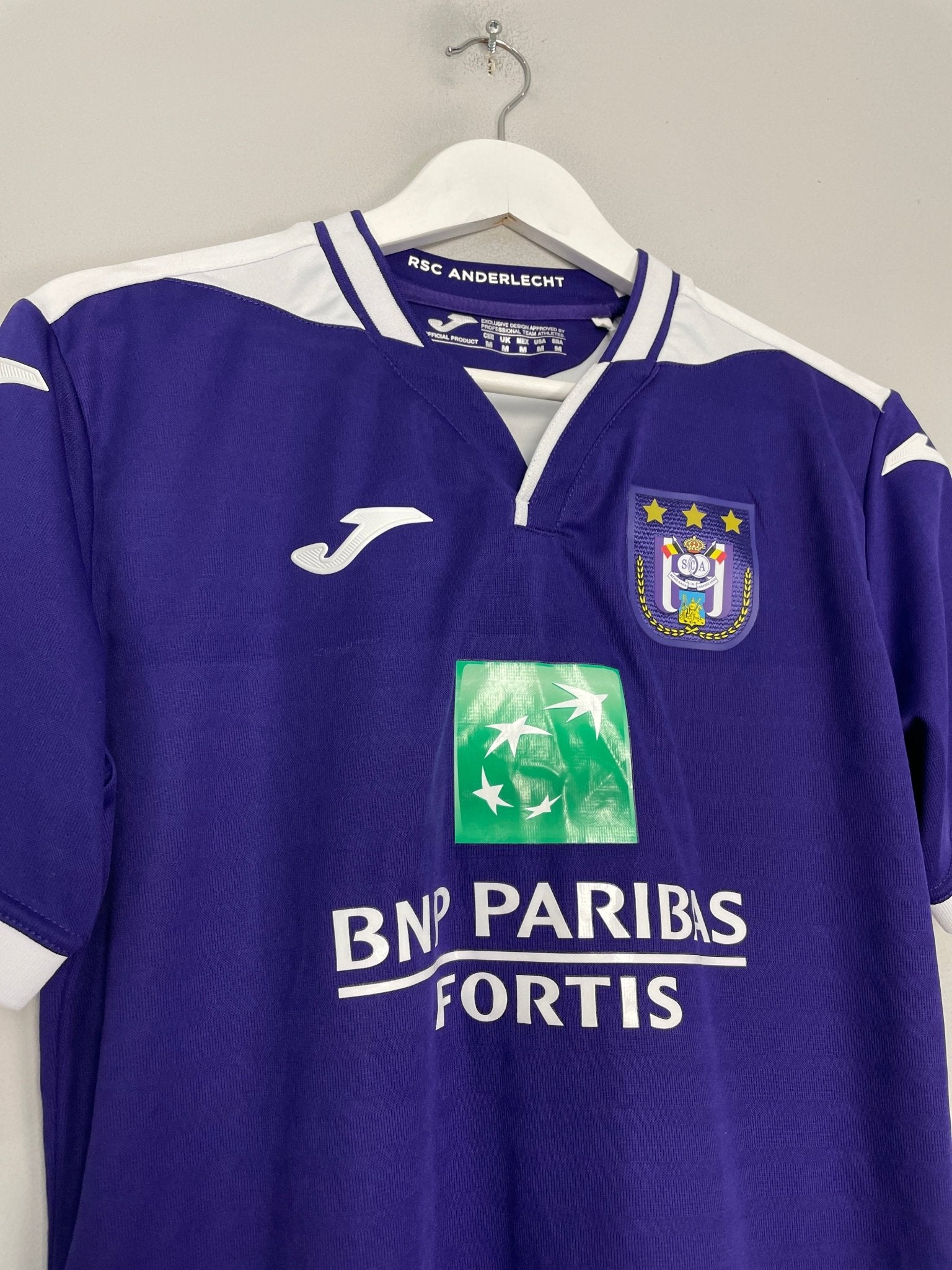 Shop 2019/20 ANDERLECHT HOME SHIRT (M) JOMA, classic football shirts, vintage football shirts & retro soccer jerseys at Cult Kits