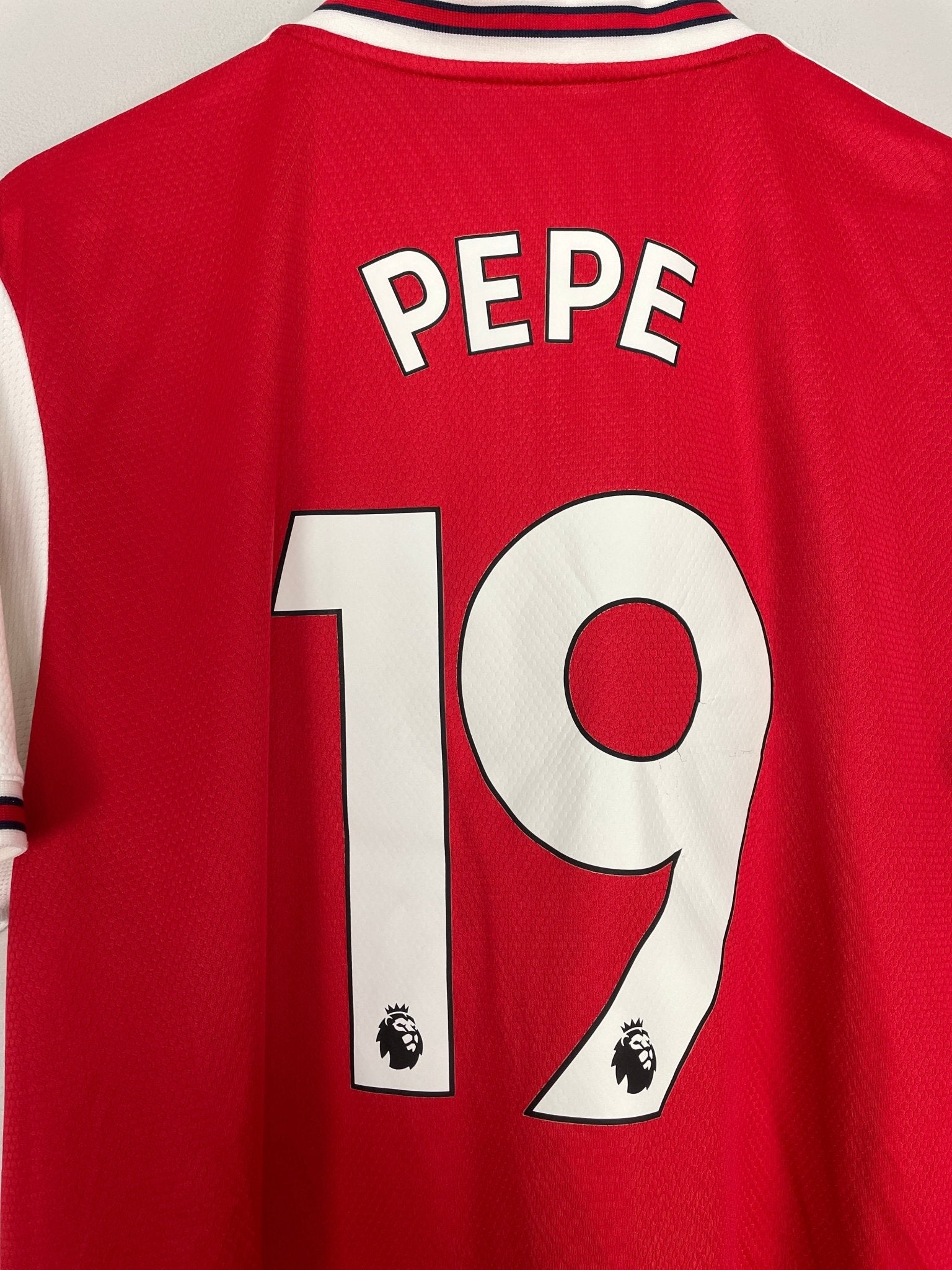 Shop 2019/20 ARSENAL PEPE #19 HOME SHIRT (XL) ADIDAS, classic football shirts, vintage football shirts & retro soccer jerseys at Cult Kits
