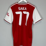 2019/20 ARSENAL SAKA 77 HOME SHIRT (XL) ADIDAS - Cult Kits - XL - Buy Vintage Football Shirts, Authentic Retro Football Shirts For Sale, Classic Football Shirts & Soccer Jersey