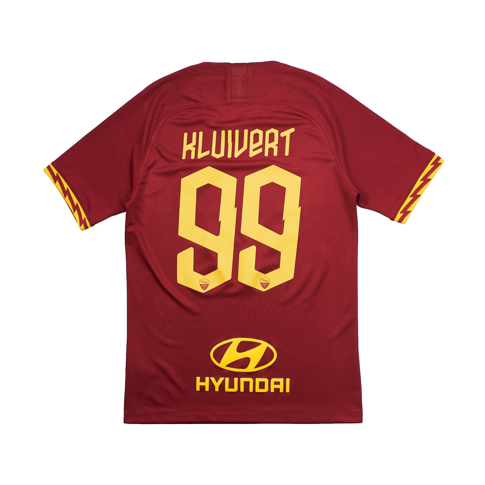Buy 2019/20 AS Roma Kluivert 99 Home Shirt (S) Nike ~ Free worldwide shipping ~ Authentic Vintage Football Shirts from Cult Kits