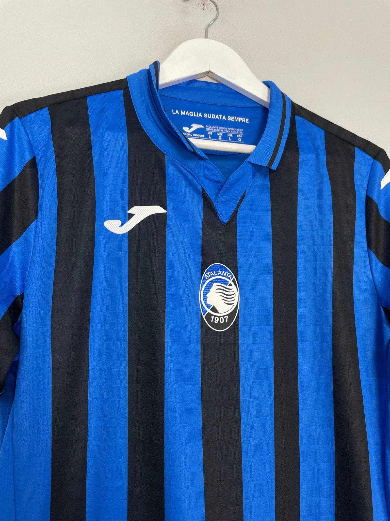 Shop 2019/20 ATALANTA HOME SHIRT (L) JOMA, classic football shirts, vintage football shirts & retro soccer jerseys at Cult Kits