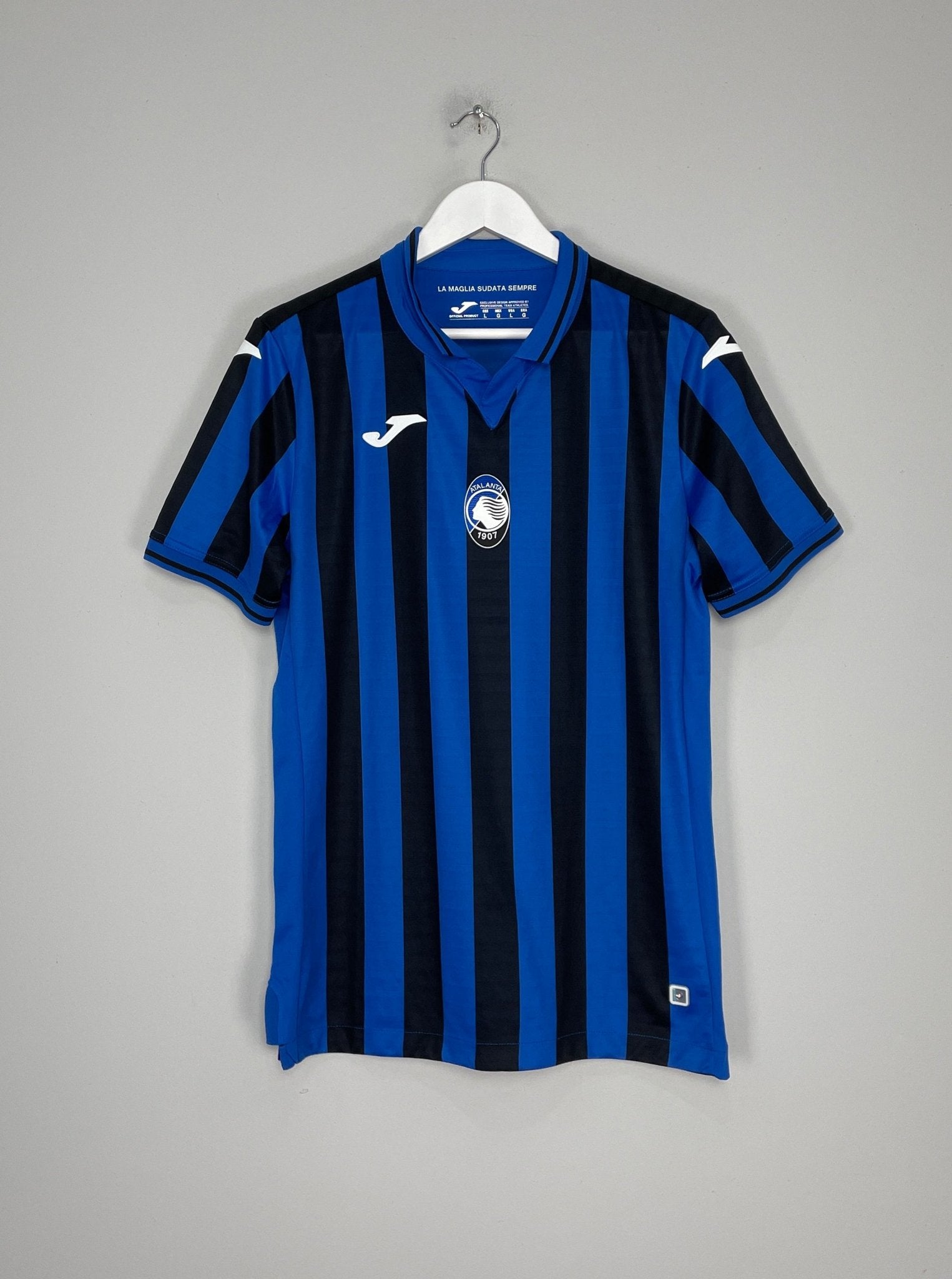 Shop 2019/20 ATALANTA HOME SHIRT (L) JOMA, classic football shirts, vintage football shirts & retro soccer jerseys at Cult Kits