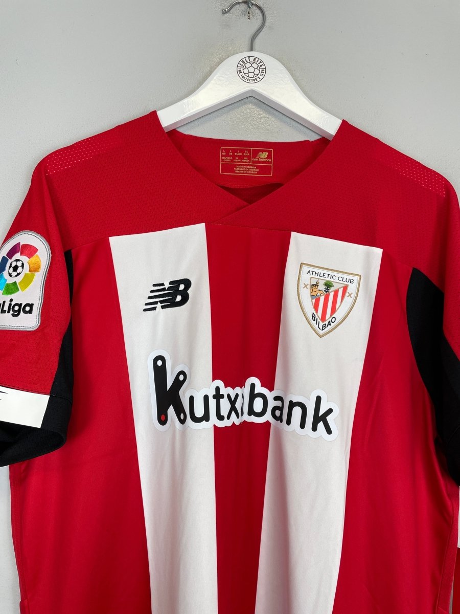 2019/20 ATHLETIC BILBAO *BNWT* HOME SHIRT (L) NEW BALANCE - Cult Kits - Large - Buy Vintage Football Shirts, Authentic Retro Football Shirts For Sale, Classic Football Shirts & Soccer Jersey