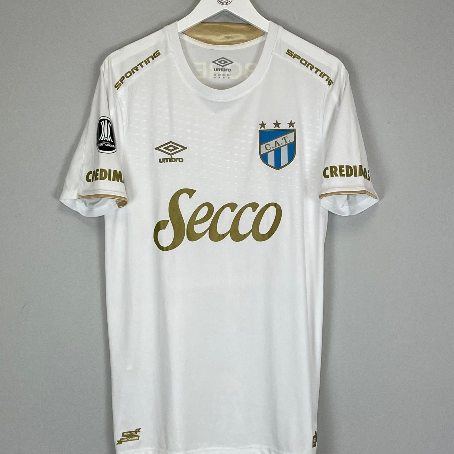 Shop 2019/20 ATLETICO TUCUMAN ALVAREZ #11 THIRD SHIRT (M) UMBRO, classic football shirts, vintage football shirts & retro soccer jerseys at Cult Kits
