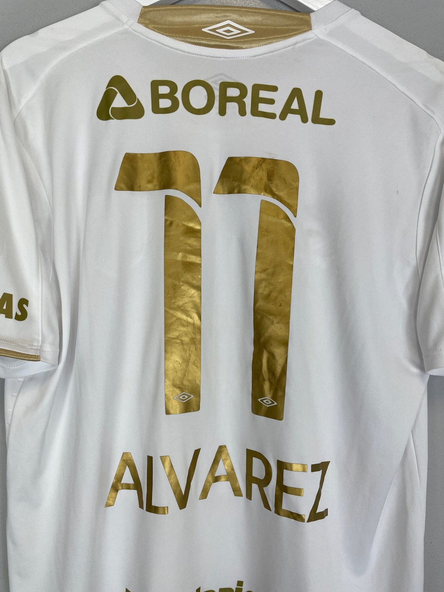 Shop 2019/20 ATLETICO TUCUMAN ALVAREZ #11 THIRD SHIRT (M) UMBRO, classic football shirts, vintage football shirts & retro soccer jerseys at Cult Kits