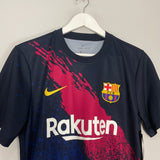 Shop 2019/20 BARCELONA *BNWT* PRE MATCH SHIRT (M) NIKE, classic football shirts, vintage football shirts & retro soccer jerseys at Cult Kits