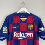 Shop 2019/20 BARCELONA HOME SHIRT (M) NIKE, classic football shirts, vintage football shirts & retro soccer jerseys at Cult Kits