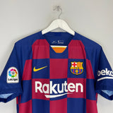 Shop 2019/20 BARCELONA HOME SHIRT (M) NIKE, classic football shirts, vintage football shirts & retro soccer jerseys at Cult Kits