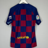Shop 2019/20 BARCELONA HOME SHIRT (M) NIKE, classic football shirts, vintage football shirts & retro soccer jerseys at Cult Kits