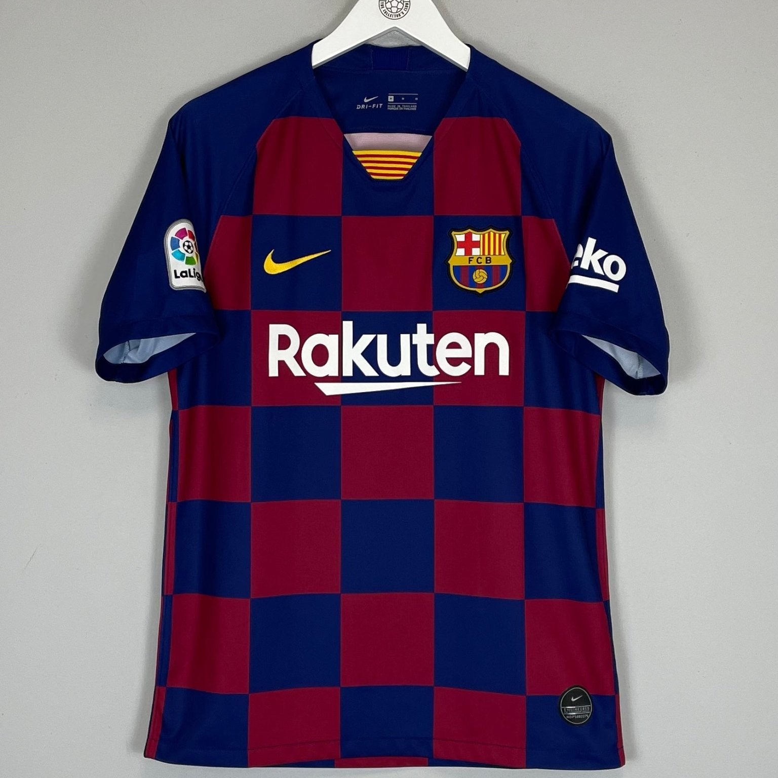 Shop 2019/20 BARCELONA HOME SHIRT (M) NIKE, classic football shirts, vintage football shirts & retro soccer jerseys at Cult Kits
