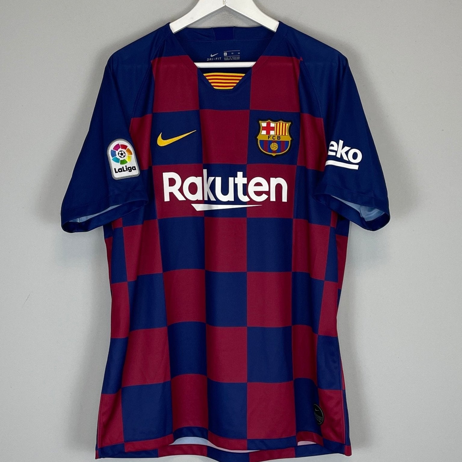 Shop 2019/20 BARCELONA HOME SHIRT (XL) NIKE, classic football shirts, vintage football shirts & retro soccer jerseys at Cult Kits