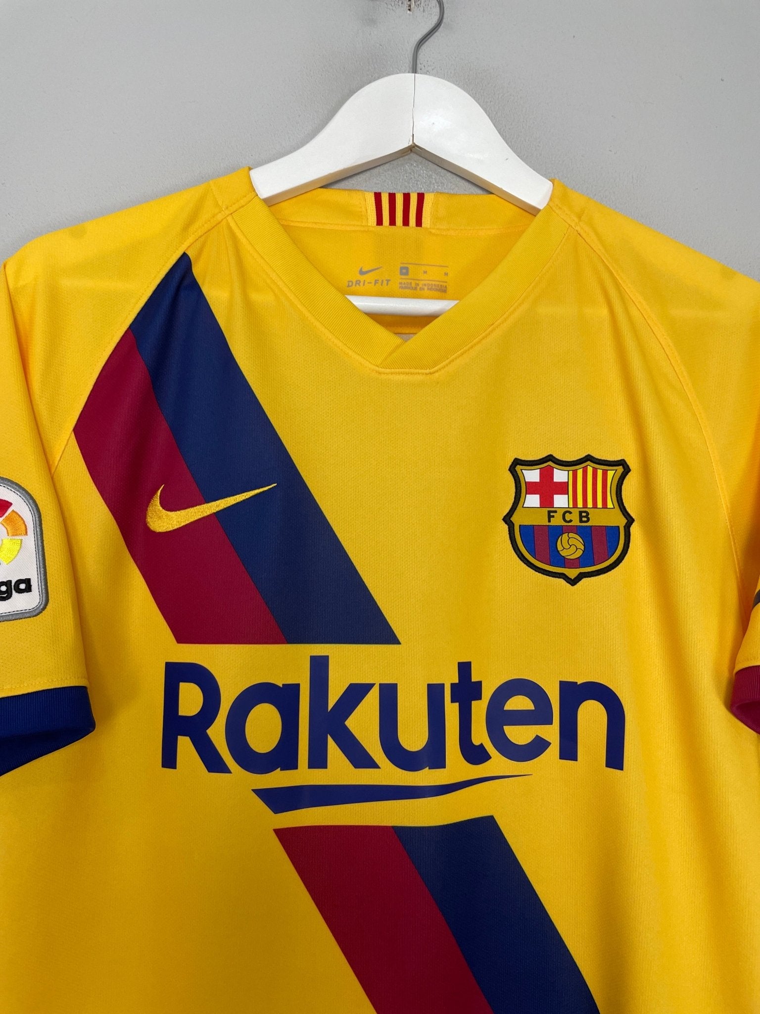 Shop 2019/20 BARCELONA MESSI #10 AWAY SHIRT (M) NIKE, classic football shirts, vintage football shirts & retro soccer jerseys at Cult Kits