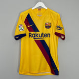 Shop 2019/20 BARCELONA MESSI #10 AWAY SHIRT (M) NIKE, classic football shirts, vintage football shirts & retro soccer jerseys at Cult Kits